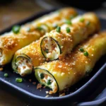 Cigares de Courgettes Croustillants au Fromage Feta et Mozzarella