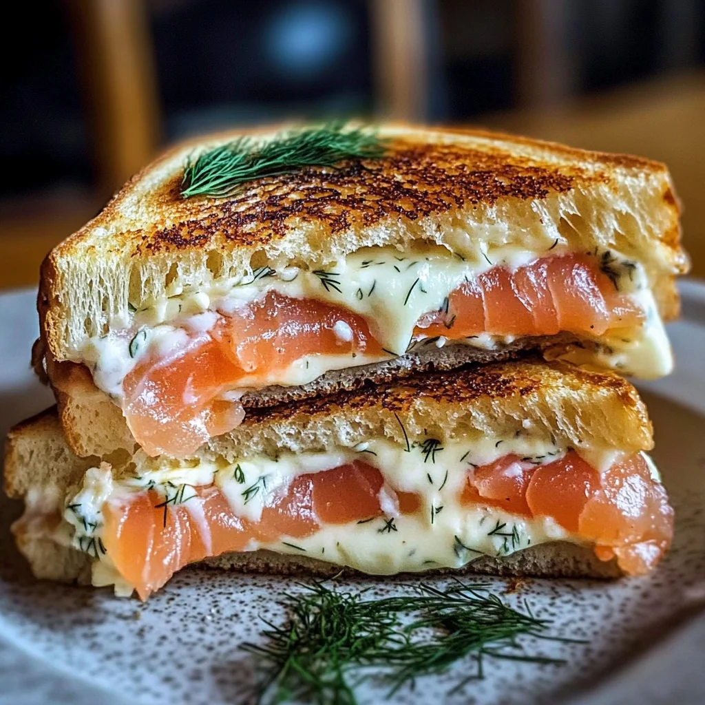 Croque-Norvégien au Saumon Fumé