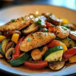 Émincé de Poulet Léger avec Légumes Frais