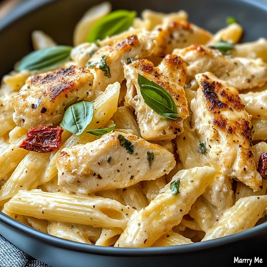 Pâtes au Poulet "Marry Me"