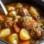 Ragoût de Pommes de Terre aux Boulettes de Viande Hachée : Un Plat Familial, Simple et Réconfortant